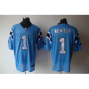 nike nfl jerseys carolina panthers #1 newton blue[elite]