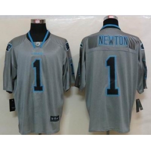 nike nfl jerseys carolina panthers #1 newton grey[Elite lights out]