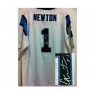 nike nfl jerseys carolina panthers #1 newton white[Elite signature]