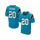 nike nfl jerseys carolina panthers #20 kurt coleman blue[Elite]