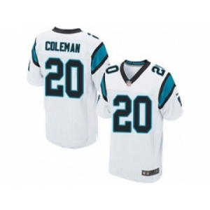 nike nfl jerseys carolina panthers #20 kurt coleman white[Elite]