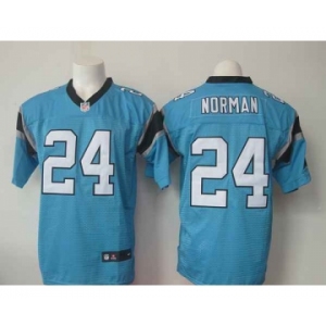 nike nfl jerseys carolina panthers #24 norman blue[Elite]