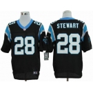 nike nfl jerseys carolina panthers #28 stewart black[elite]