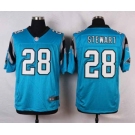 nike nfl jerseys carolina panthers #28 stewart blue[Elite]