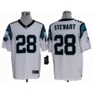 nike nfl jerseys carolina panthers #28 stewart white[elite]