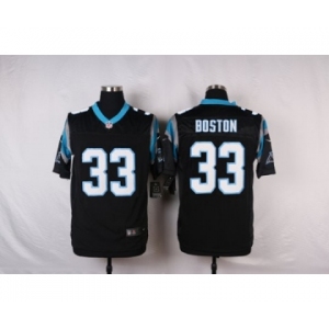 nike nfl jerseys carolina panthers #33 boston black[Elite]