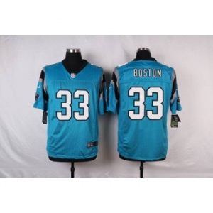 nike nfl jerseys carolina panthers #33 boston blue[Elite]