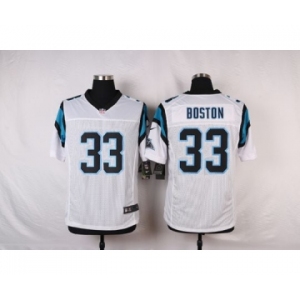 nike nfl jerseys carolina panthers #33 boston white[Elite]