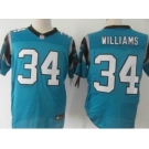 nike nfl jerseys carolina panthers #34 williams lt.blue[Elite]