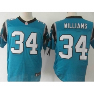 nike nfl jerseys carolina panthers #34 williams lt.blue[Elite]