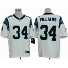 nike nfl jerseys carolina panthers #34 williams white[elite]