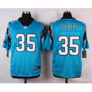 nike nfl jerseys carolina panthers #35 mike tolbert blue[Elite]