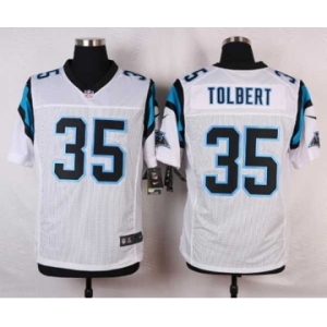 nike nfl jerseys carolina panthers #35 mike tolbert white[Elite]