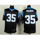 nike nfl jerseys carolina panthers #35 tolbert black[Elite]