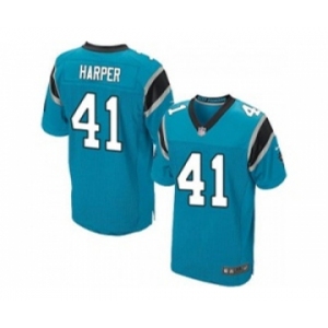 nike nfl jerseys carolina panthers #41 roman harper blue[Elite]