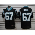 nike nfl jerseys carolina panthers #67 kalil black[Elite]