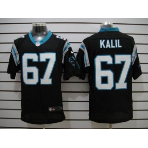 nike nfl jerseys carolina panthers #67 kalil black[Elite]