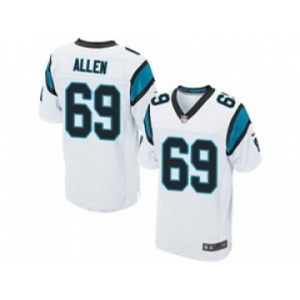 nike nfl jerseys carolina panthers #69 jared allen white[Elite]