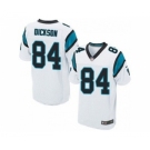 nike nfl jerseys carolina panthers #84 ed dickson white[Elite]