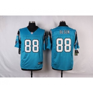 nike nfl jerseys carolina panthers #88 olsen blue[Elite]