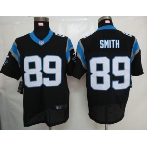 nike nfl jerseys carolina panthers #89 steve smith black[Elite]