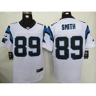 nike nfl jerseys carolina panthers #89 steve smith white[Elite Jersey]