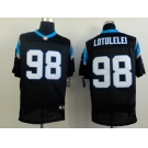 nike nfl jerseys carolina panthers #98 lotulelei black[Elite]