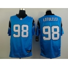 nike nfl jerseys carolina panthers #98 lotulelei blue[Elite]