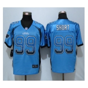 nike nfl jerseys carolina panthers #99 kawann short Blue[Elite drift fashion]