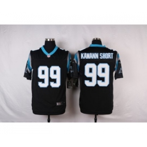 nike nfl jerseys carolina panthers #99 kawannshort black[Elite]