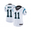 Women Nike Carolina Panthers #11 Torrey Smith White Stitched NFL Vapor Untouchable Limited Jersey