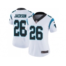 Women Nike Carolina Panthers #26 Donte Jackson White Stitched NFL Vapor Untouchable Limited Jersey