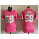 Women Nike Carolina Panthers #59 Luke Kuechly Pink Jerseys