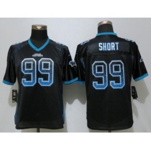 Women Nike Carolina Panthers #99 Kawann Short Drift Fashion Black Jerseys