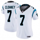 Women's Carolina Panthers #7 Jadeveon Clowney White Stitched Jersey