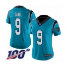 Women's Carolina Panthers #9 Graham Gano Blue Alternate Vapor Untouchable Limited Player 100th Season Football Jersey