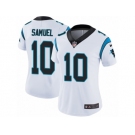 Women's Nike Carolina Panthers #10 Curtis Samuel Vapor Untouchable Limited White NFL Jersey