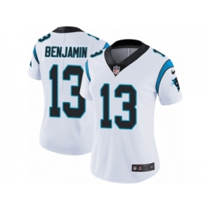 Women's Nike Carolina Panthers #13 Kelvin Benjamin Vapor Untouchable Limited White NFL Jersey