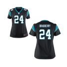 Women's Nike Carolina Panthers #24 James Bradberry Black Team Color NFL Jersey