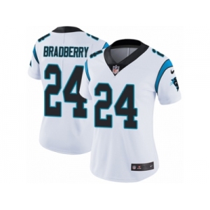 Women's Nike Carolina Panthers #24 James Bradberry Vapor Untouchable Limited White NFL Jersey