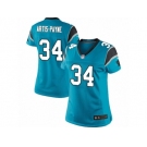 Women's Nike Carolina Panthers #34 Cameron Artis-Payne Limited Blue Alternate NFL Jersey