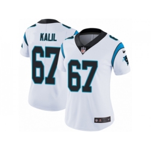 Women's Nike Carolina Panthers #67 Ryan Kalil Vapor Untouchable Limited White NFL Jersey