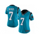 Women's Nike Carolina Panthers #7 Harrison Butker Limited Blue Rush NFL Jersey