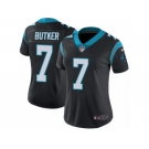 Women's Nike Carolina Panthers #7 Harrison Butker Vapor Untouchable Limited Black Team Color NFL Jersey