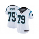 Women's Nike Carolina Panthers #79 Chris Scott Vapor Untouchable Limited White NFL Jersey