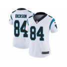 Women's Nike Carolina Panthers #84 Ed Dickson Vapor Untouchable Limited White NFL Jersey