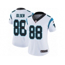 Women's Nike Carolina Panthers #88 Greg Olsen Vapor Untouchable Limited White NFL Jersey