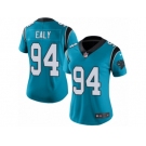 Women's Nike Carolina Panthers #94 Kony Ealy Limited Blue Rush NFL Jersey