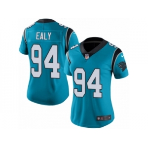 Women's Nike Carolina Panthers #94 Kony Ealy Limited Blue Rush NFL Jersey