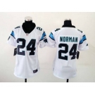 nike women nfl jerseys carolina panthers #24 norman white[nike]